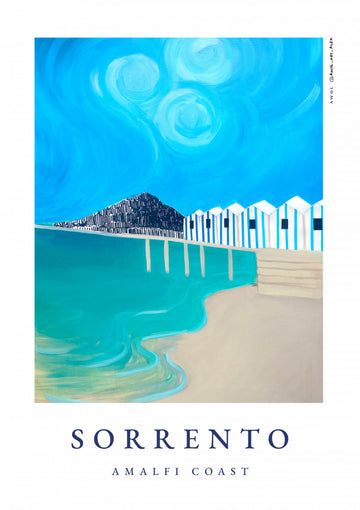 Sorrento Amalfi Coast Beach | Canvas