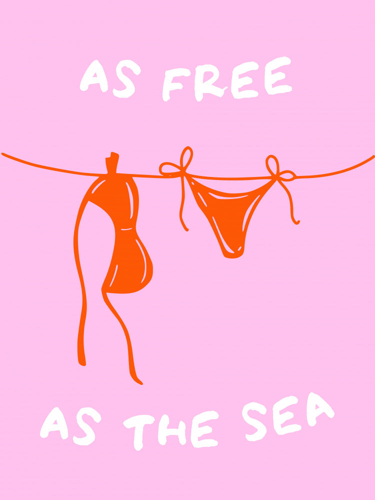 Free As The Sea | Poster