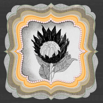 Vintage Protea Bloom | Canvas
