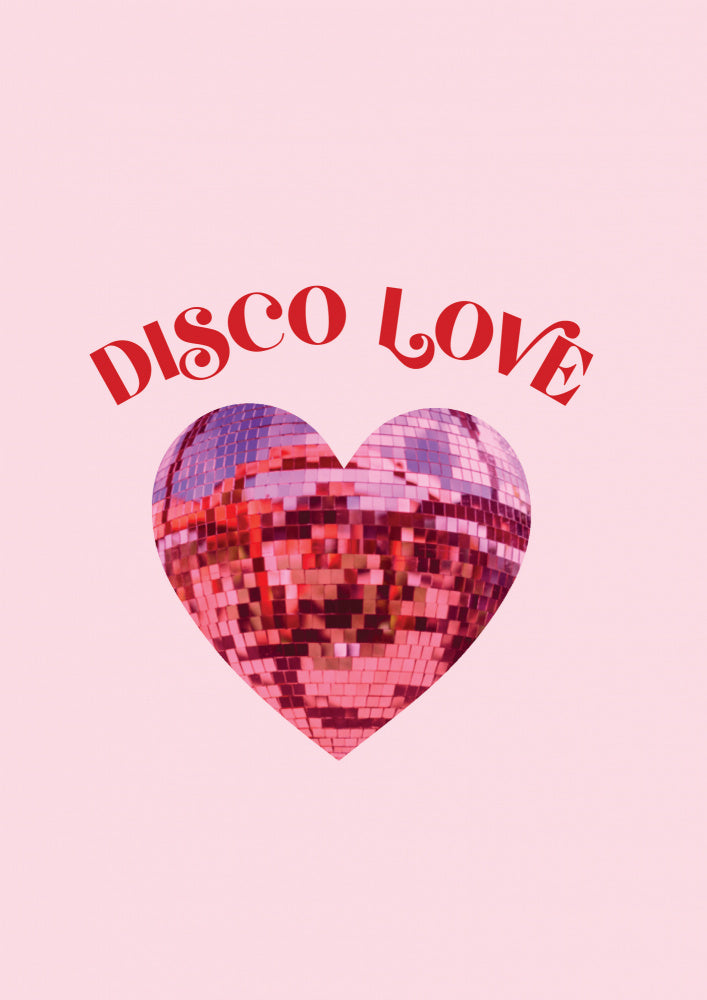 Disco Love Heart | Canvas