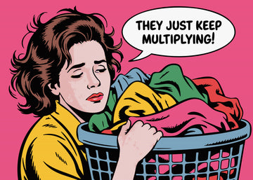 Multiplying Laundry Frustration | Poster