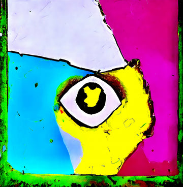 Vibrant Abstract Eye | Canvas