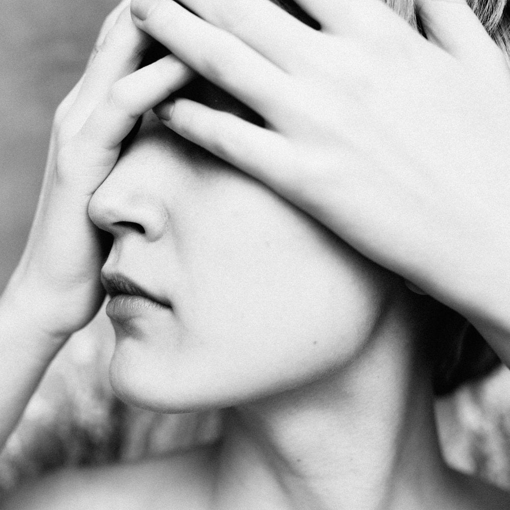 Woman Hiding Face | Canvas