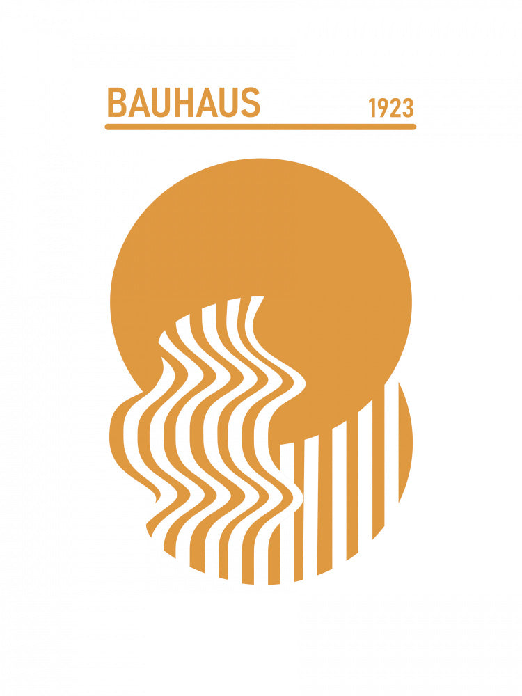 Bauhaus Geometric Abstraction | Poster