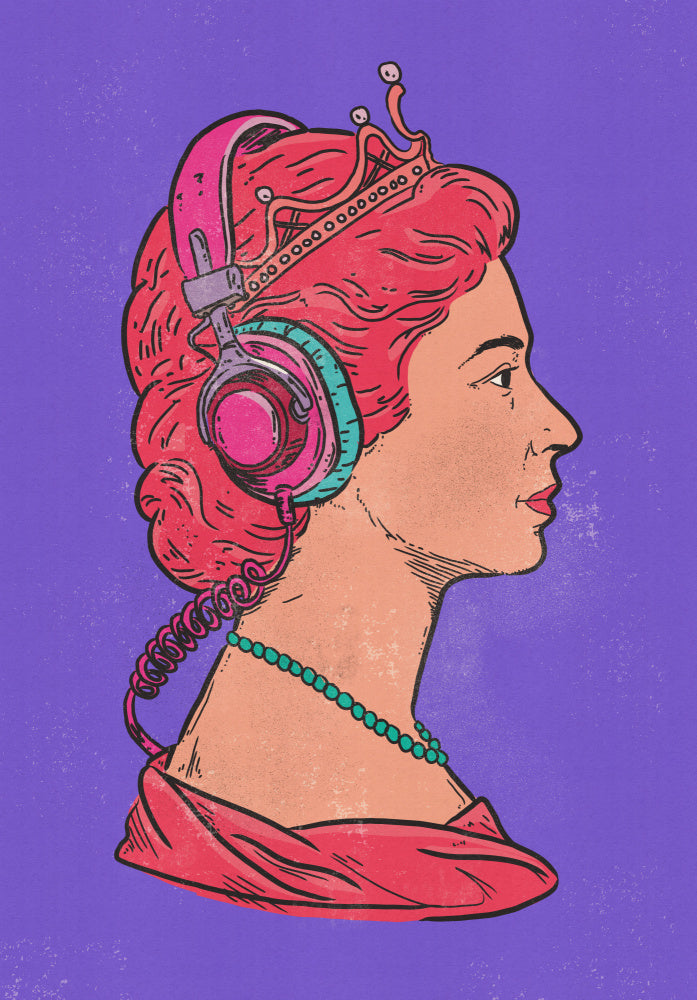 Headphone Queen | Poster