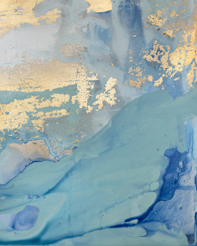 Golden Wavescape | Canvas