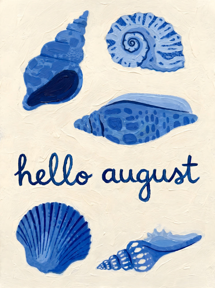 Hello August Shells | Poster
