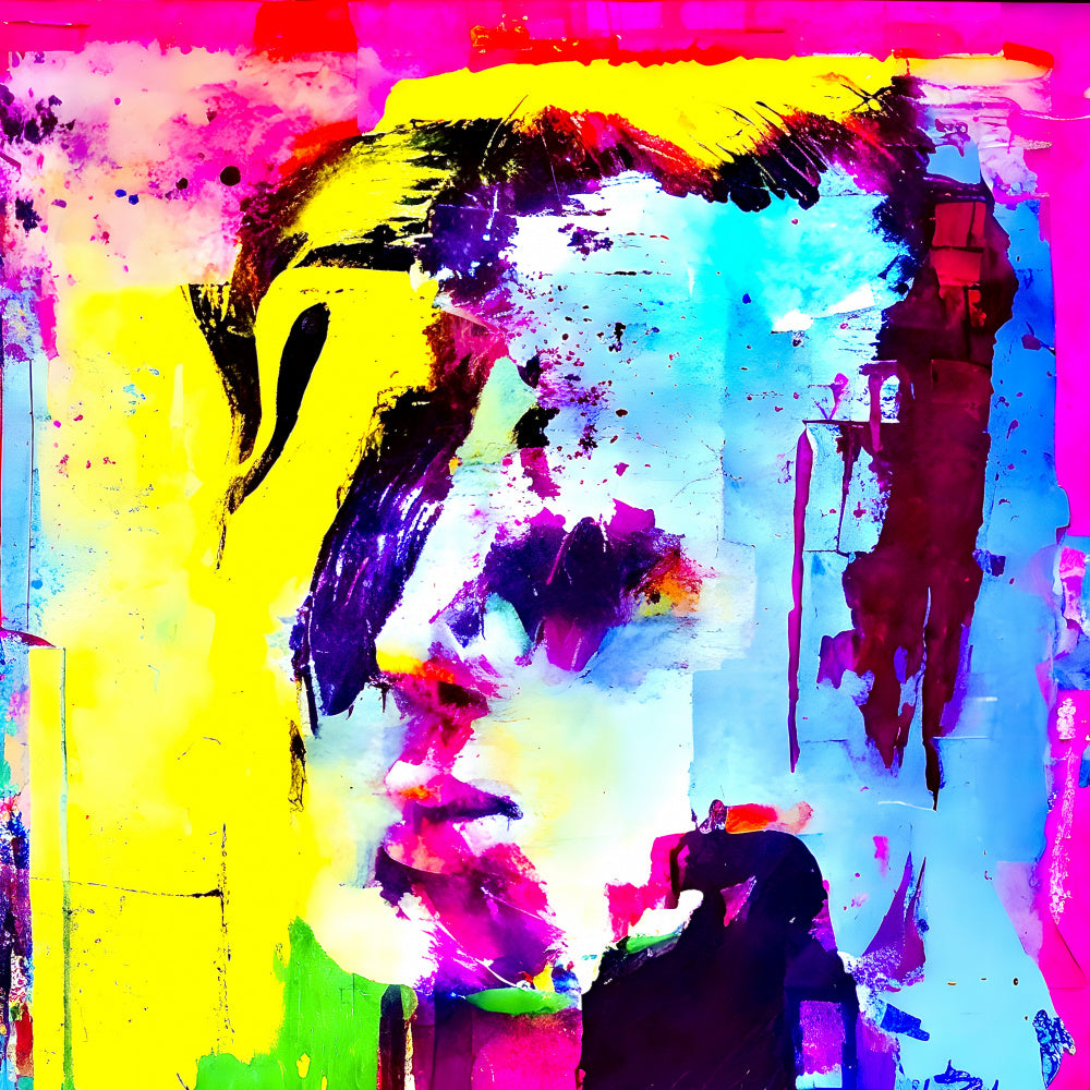 Vibrant Abstract Portrait | Canvas