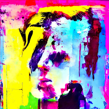 Vibrant Abstract Portrait | Poster