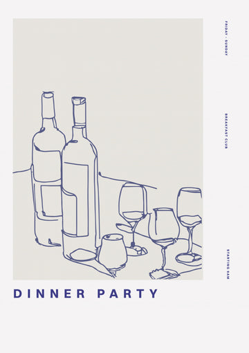 Wine Night Sketch | Canvas