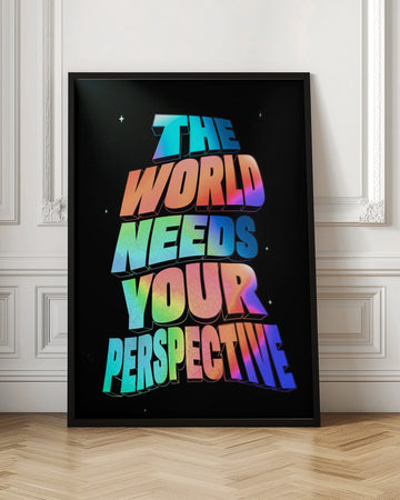 Vibrant Perspective Message | Poster - Room Interior 1