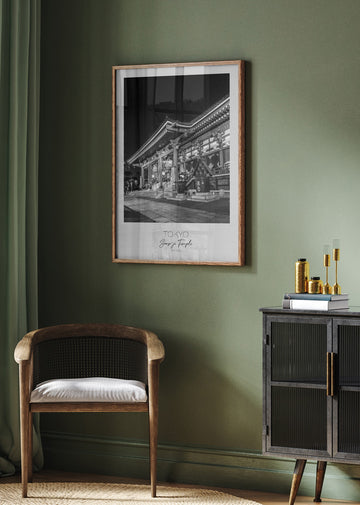 Sensoji Temple Night | Poster - Room Interior 2