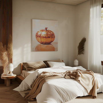 Orange Disco Pumpkin | Canvas - Room Interior 2