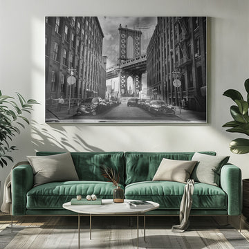 DUMBO Manhattan Bridge View | Poster - Room Interior 1