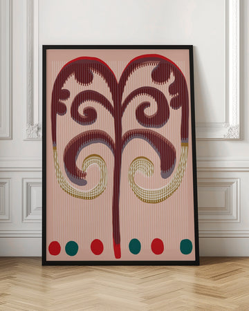 Stylized Botanical Swirls | Poster - Room Interior 1