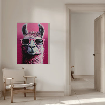 Pink Llama Shades | Canvas - Room Interior 1