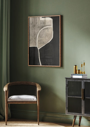 Textured Organic Shapes | Poster - Room Interior 2