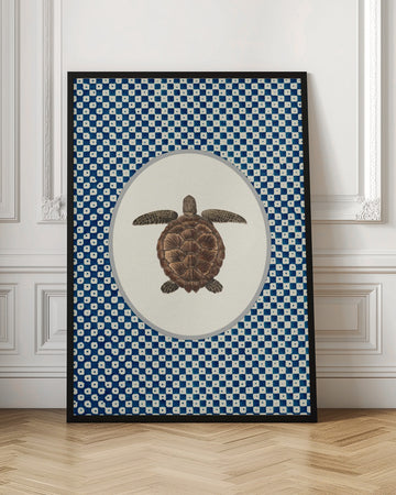 Shibori Sea Turtle | Poster - Room Interior 1