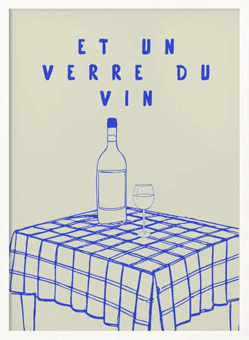 Etunverreduvin | Poster - White Frame Interior