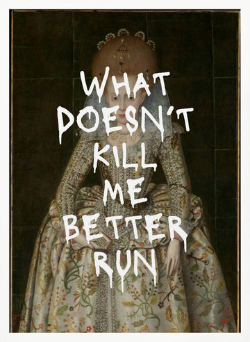 Regal With Attitude | Poster - White Frame Interior