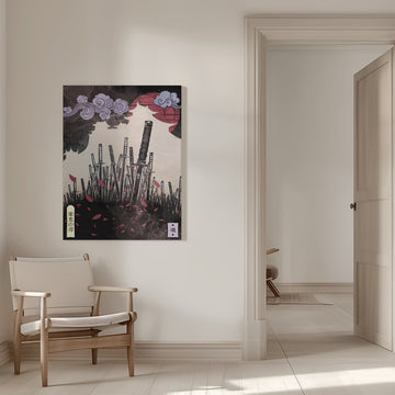 Samurai Blades Red Sun | Canvas - Room Interior 1