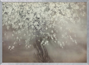 Stars of spring | Poster - Silver Frame Interior