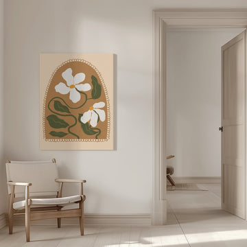 Boho Floral Arch | Canvas - Room Interior 1