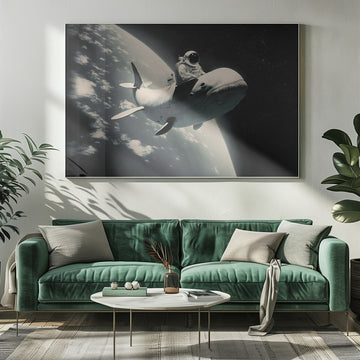 Cosmic Whale Ride | Poster - Room Interior 1