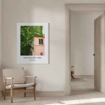 Montmartre Travel poster | Canvas - Room Interior 1
