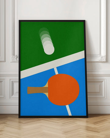 Table Tennis Action | Poster - Room Interior 1