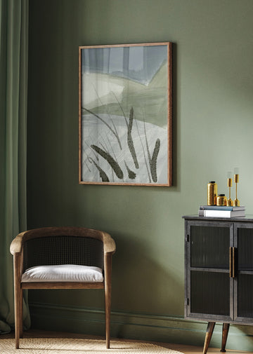 Abstract Reeds Landscape | Poster - Room Interior 2