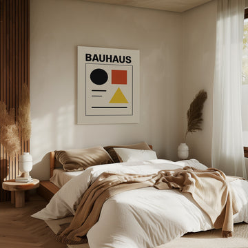 Bauhaus Primary Shapes | Canvas - Room Interior 2