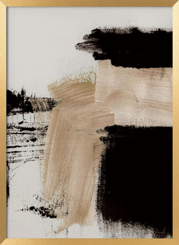 Path | Poster - Gold Frame Interior