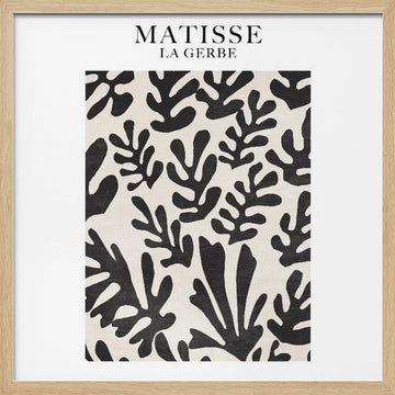 Leafy Shadows Dance | Poster - Wood Frame Interior