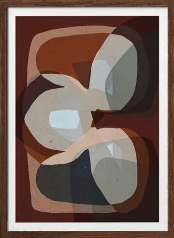 Layers of Earth | Poster - Walnut Frame Interior