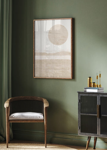 Abstract Desert Sun | Poster - Room Interior 2