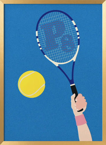 Perfect Serve | Poster - Gold Frame Interior
