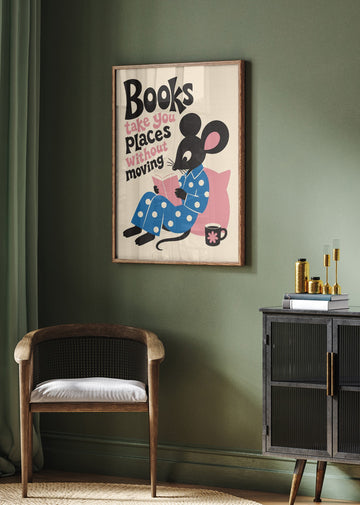 Books Take You Places | Poster - Room Interior 2