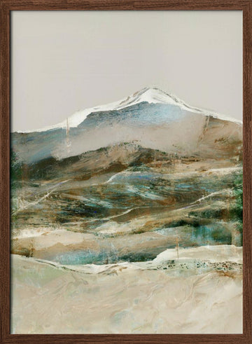 Cordillera | Poster - Walnut Frame Interior
