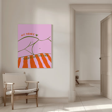 Heart Sleeps By The Sea | Canvas - Room Interior 1
