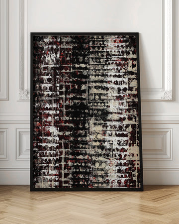 Distressed Geometric Abstract | Poster - Room Interior 1