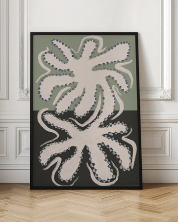 Reflected Octopus Forms | Poster - Room Interior 1