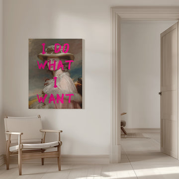 Rebellious Classic Portrait | Canvas - Room Interior 1