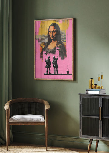 Pink Monalisa | Poster - Room Interior 2
