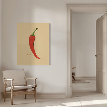 Hot Red Chili | Canvas - Room Interior 1
