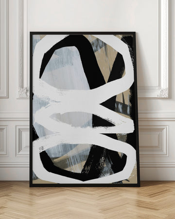 Modern Abstract Lines | Poster - Room Interior 1