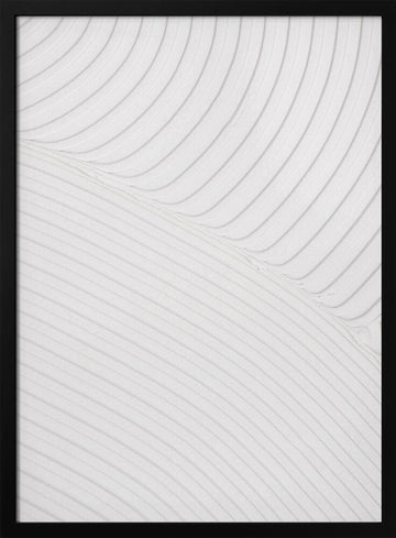 Abstract Wave Pattern | Poster - Black Frame Interior