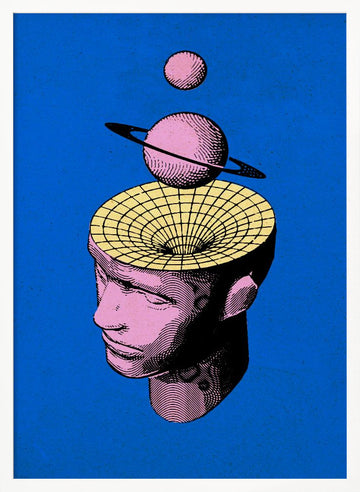 Inner Universe | Poster - White Frame Interior
