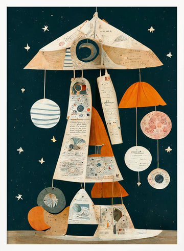 Cosmic Jamboree | Poster - White Frame Interior