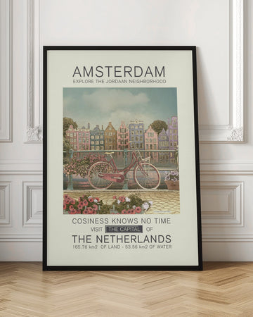 Amsterdam Canal Bicycle | Poster - Room Interior 1